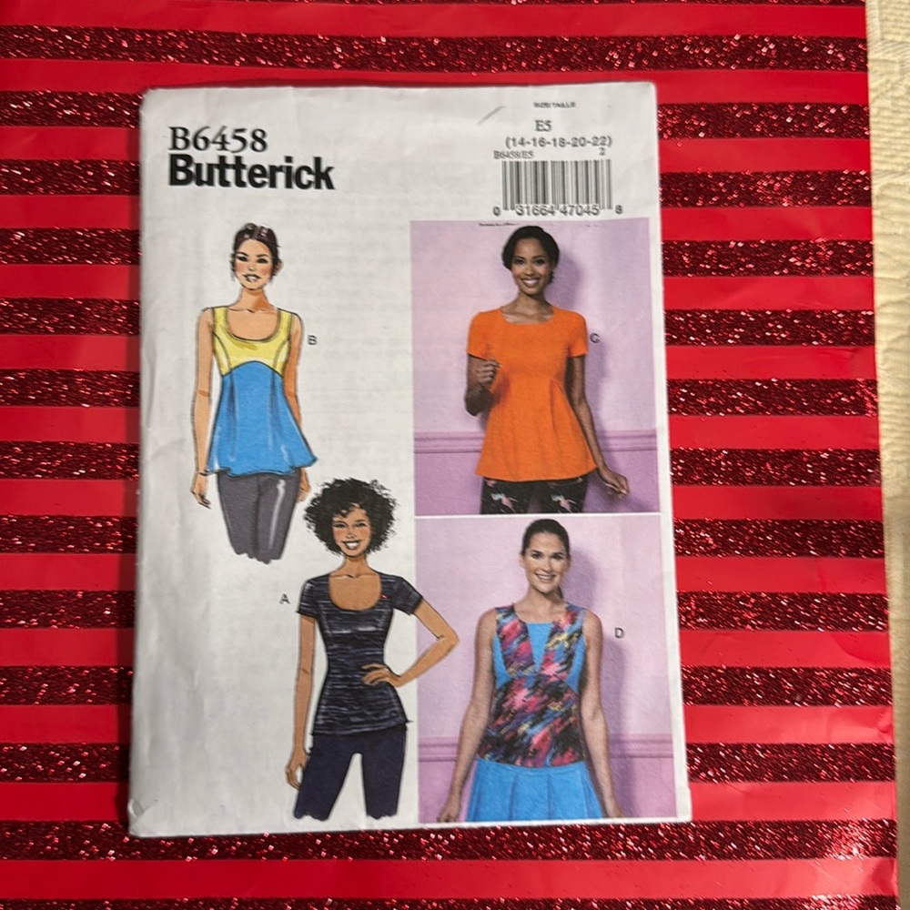 Butterick pattern B6458